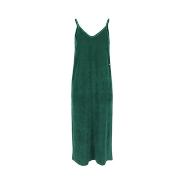 Josie Terry Towelling Dress Forest